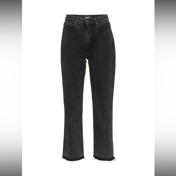 Paige Denim Sarah Straight Ankle Jeans Undone Hem Priscilla Deconstructed NWT - Picture 15 of 16